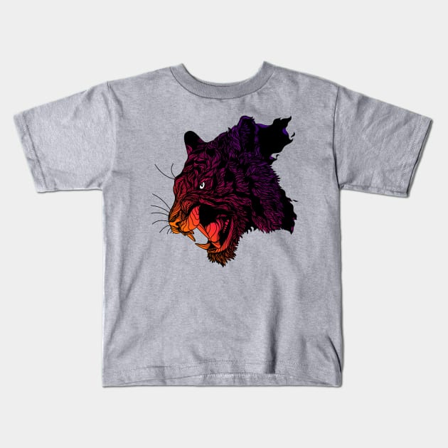 Tiger 2. Kids T-Shirt by BGallardo13